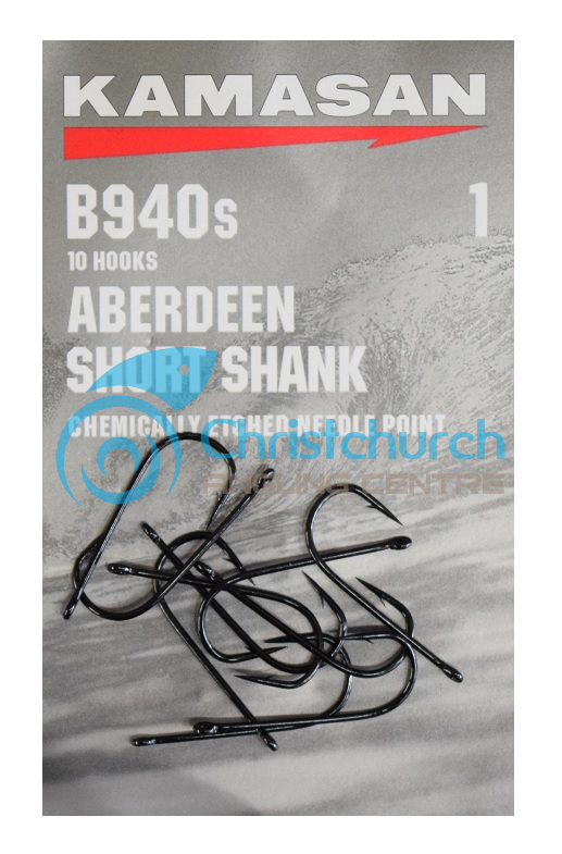 Kamasan B940s Aberdeen Short Shank Sea Hooks - Poingdestres