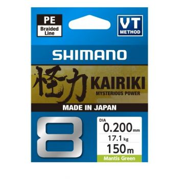 SHIMANO KAIRIKI 8 150M MANTIS GREEN BRAID